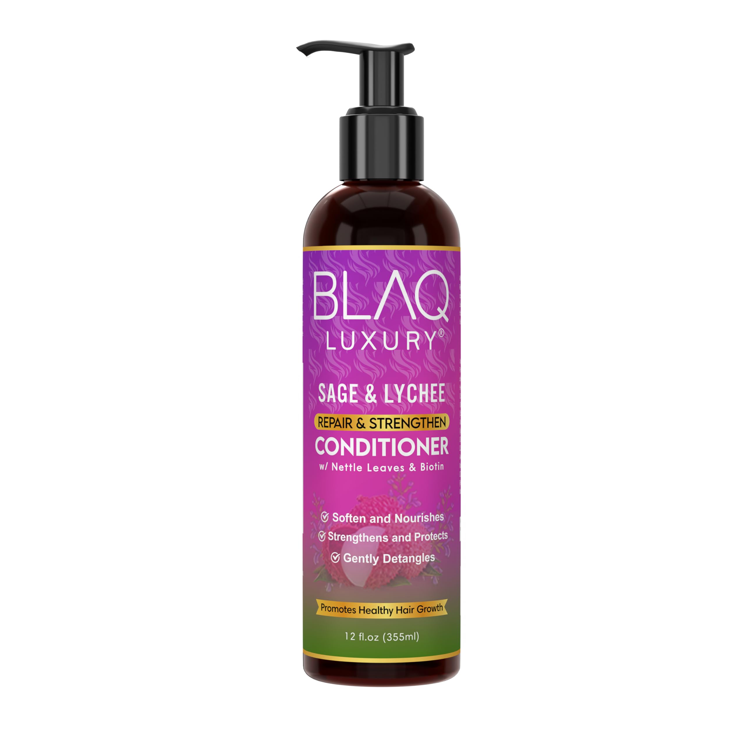 Blaq Luxury Sage & Lychee Repair and Strengthen Conditioner 12oz