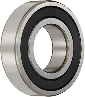 FAG 6206RSR-C3 Radial Bearing, Single Row, ABEC 1 Precision, Single Seal, Steel Cage, C3 Clearance, Metric, 30mm ID, 62mm OD, 16mm Width, 7500rpm Maximum Rotational Speed, 25500lbf Static Load Capacity, 4400lbf Dynamic Load Capacity