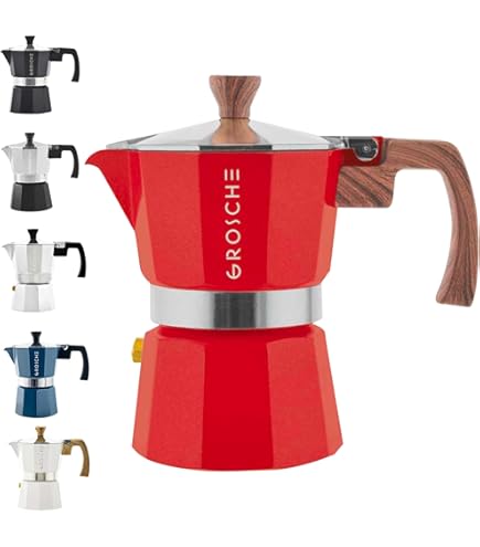 Amazon.com: Gnali & Zani MOR003 Morosina 6-Cup Coffee Maker Red