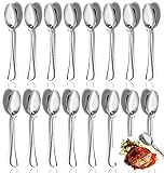 Spoons,Set of 16 Top Food Grade Stainless Steel