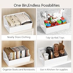 Homsorout Large Storage Bins for Organizing - 8