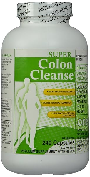 HEALTH PLUS SUPER COLON CLEANSE, CAPSULES 240 EA