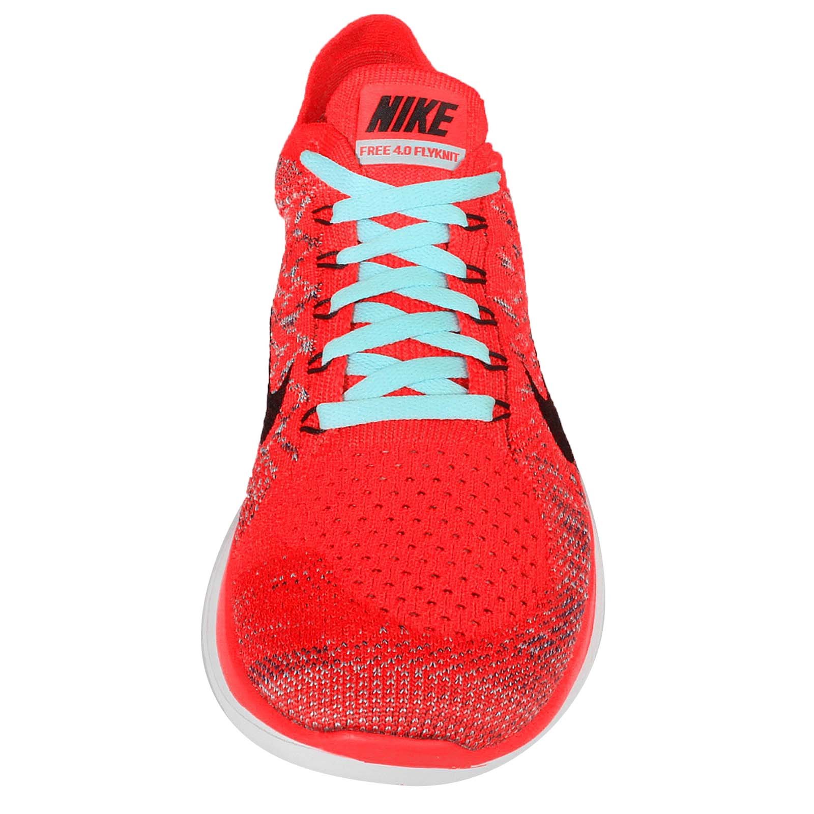 Nike Womens Wmns Free Flyknit Bright Crimson Black