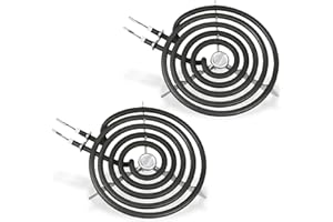 LXun Upgraded WB30M1 2 Pack 6" Electric Stove Burner Element Replacement for GE Hotpoint Electric Range Burner Replacement 2912 340523 AH243867 CH30M1 EA243867 PS243867 Stove Top Surface Element