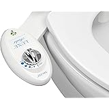 LUXE Bidet Neo 110 - Fresh Water Non-Electric Mechanical Bidet Toilet Seat Attachment (white and white)