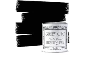 SHABBY CHIC CHALK BASED FURNITURE PAINT Liquorice Furniture Paint Great for Creating a Shabby Chic Style. 125ml