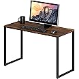 SHW Mission Home Office 32-Inch Computer Desk, Walnut