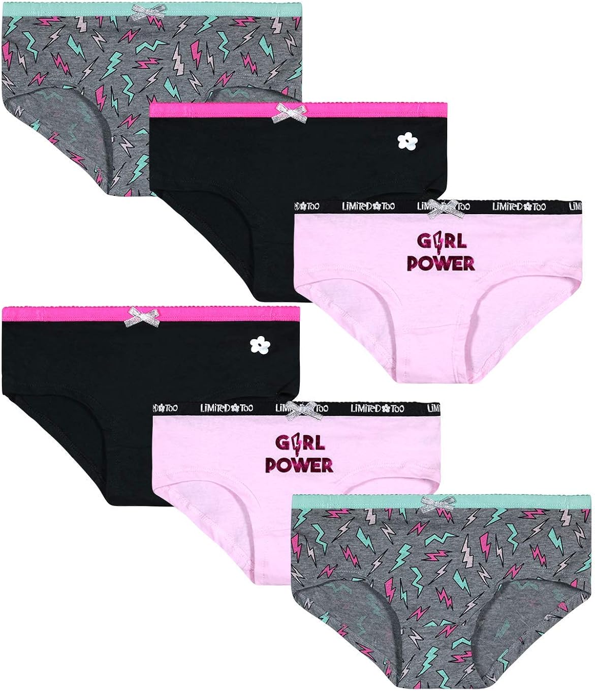 Limited Too Girls’ Soft Touch Cotton Hipster Underwear