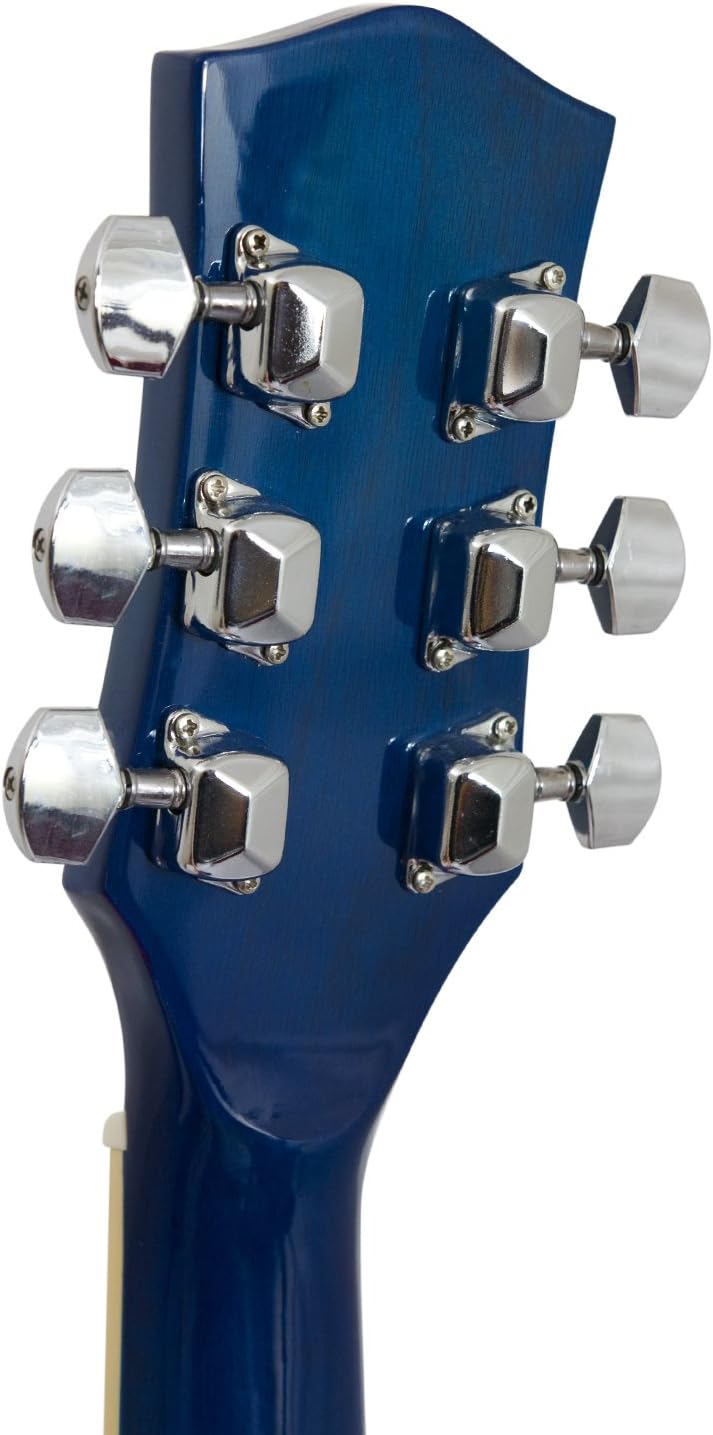 TIGER ACG3-BL Full Size Acoustic Guitar Package, Beginners Guitar Pack with Gig Bag, Strap and Spare Strings, Blue - Image 5