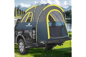UMBRAUTO Truck Bed Tent 5.5-6ft: Easy Set Up Umburato Pickup Truck Tents for Camping, Waterproof PU3000mm Canopy for Truck Camper, Portable, Spacious for 2 Person Blue