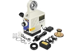 GPOAS AL-460 Power Feed Z-Axis for Milling Machine 460 in-lb Torque, 0-200RPM Table Milling Machine Power Feed 110V,for Bridgeport and Other Knee Type Mills with a 5/8" Diameter Shaft on the End