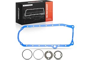 A-Premium 4.3L 5.0L 5.7L Engine Oil Pan Gasket Set, Compatible with Chevrolet Impala 1994-1996, Tahoe 1995-2000, Camaro, Expr