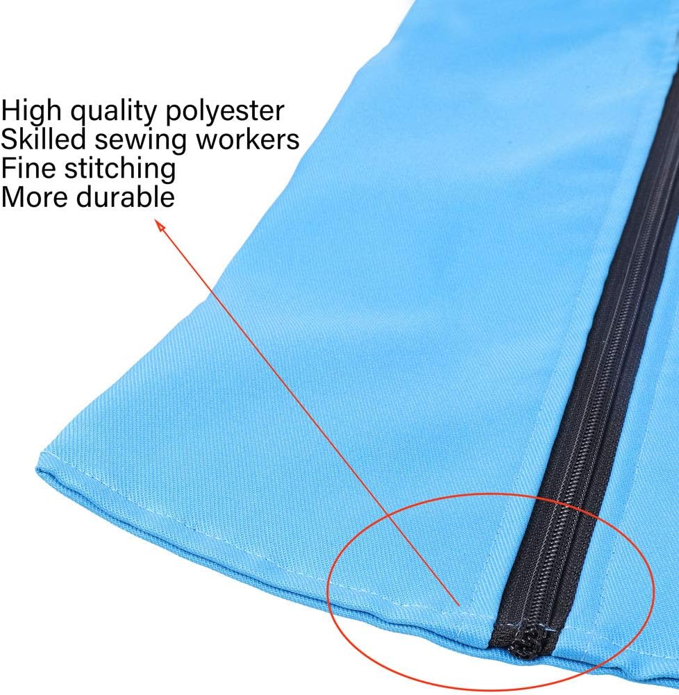 miuse Pet Laundry Bag - Blue Polyester Wash Bag - Ideal for Dogs Cats, Horses - Zipper Closure - Pet Supplies - Image 5