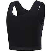 GCTBL Chest Binder for Transgender Half FTM Binder Trans Breathable Compression Bra