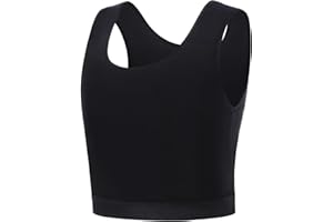 GCTBL Chest Binder for Transgender Half FTM Binder Trans Breathable Compression Bra