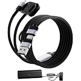 Magnetic Charger for Meta Ray-Ban Display Glasses &amp; Neural Band | TanReginal 2-in-1 Fast Snap-On Magnetic Charging Cable with Overvoltage &amp; Overheat Protection