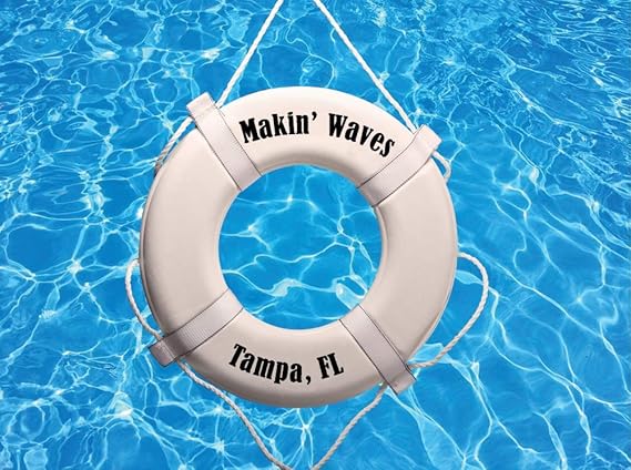 personalized pool float