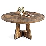 LITTLE TREE Round Dining Table for 4-6 People, 47