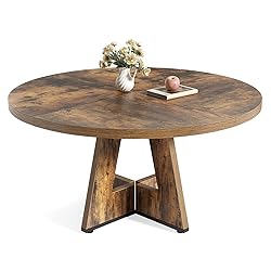 LITTLE TREE Round Dining Table for 4-6 People, 47