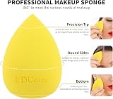 DUcare 5Pcs Makeup Sponge and Foundation Brush Set Non-Latex Kabuki Flat Top view 3