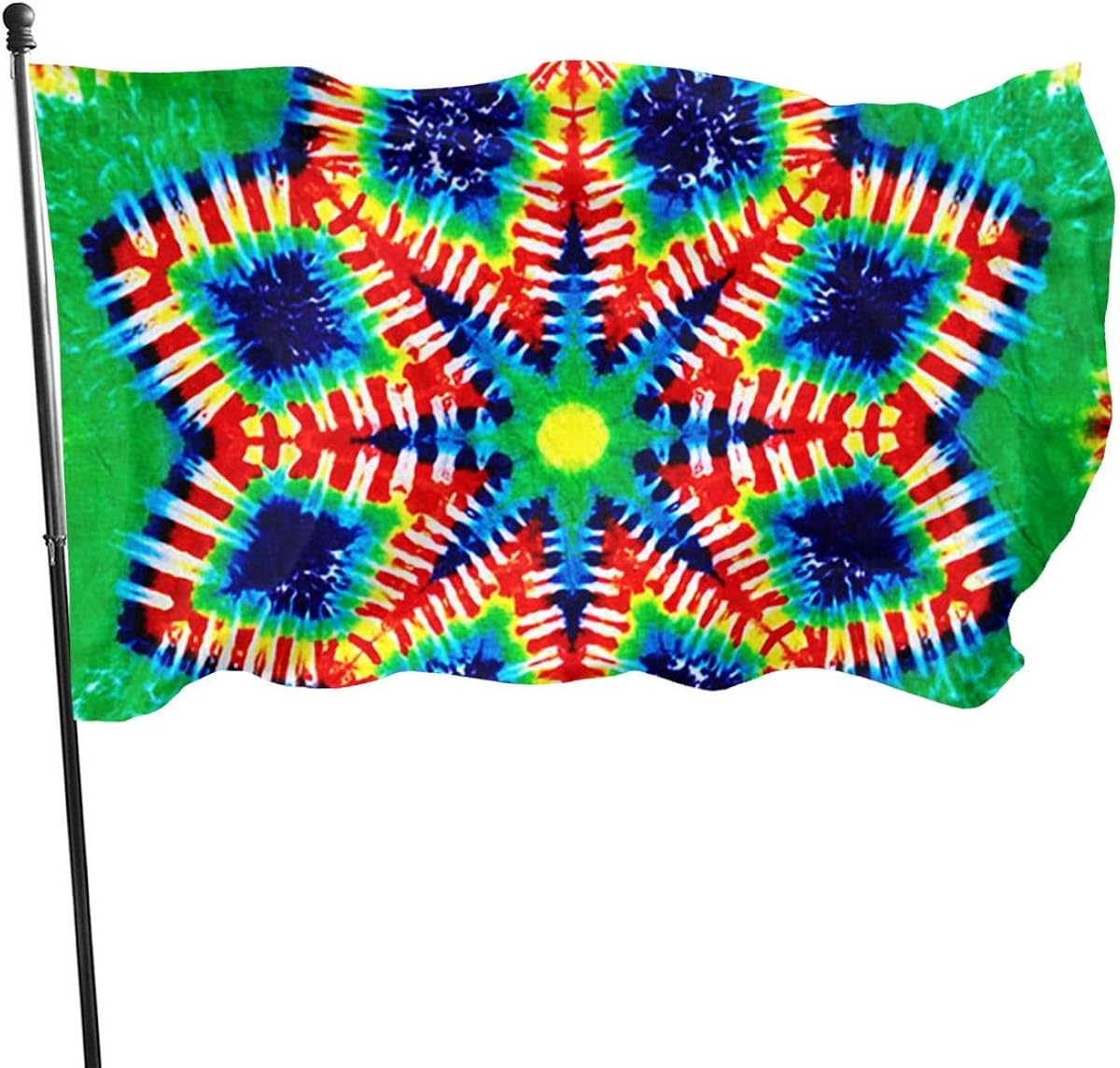 Mandala Tie Dye Flower Home Garden Flag Yard Outdoor Indoor