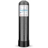 WECO Mineral Tank for Water Softener/Filter - Polyethylene Inner Shell Pressure Vessel with 2.5" Top Opening - 150 PSI Max Pressure - 120 &deg;F Max Temperature - 8x35, BLACK