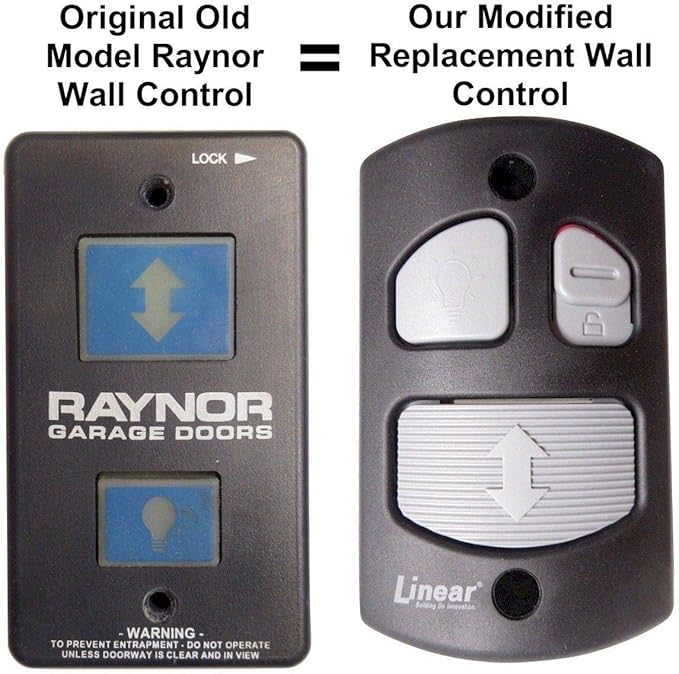 Doehetzelf Linear Garage Opener Deluxe Wall Control Panel HAE00001