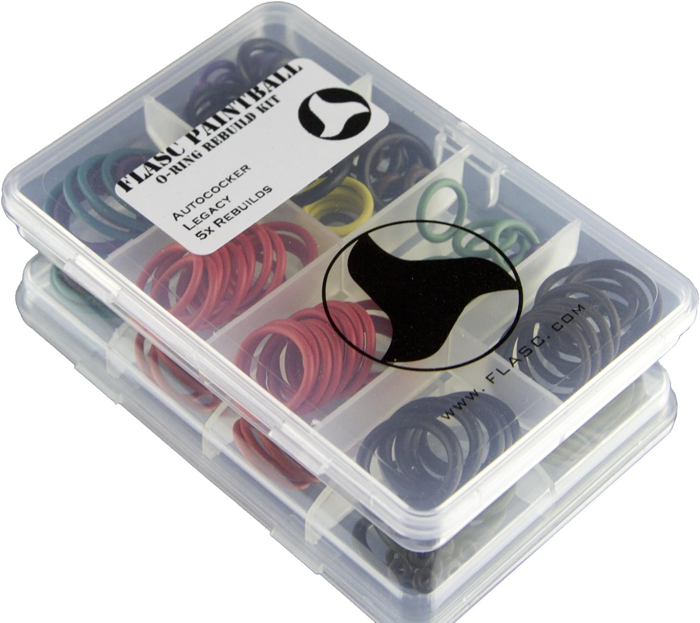 WGP Autococker Legacy 5X Color Coded Paintball oRing Rebuild kit by