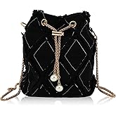 Denim Bucket Bag, Denim Purses for Women, Drawstring Jean Crossbody Shoulder Purse Hobo Bag, for Commuting, Shopping, Dating