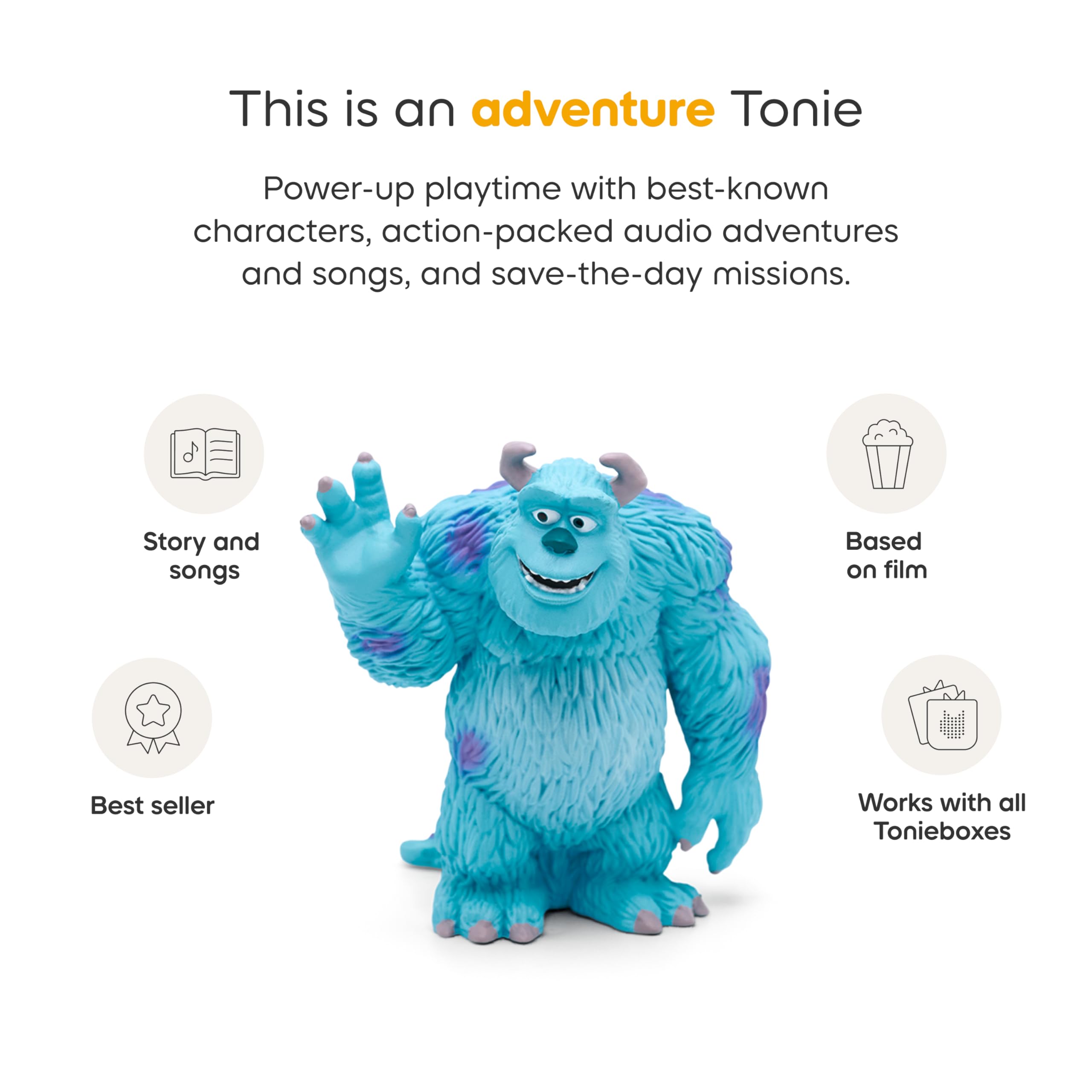 Tonies Sulley Audio Toy Figurine from Disney's Monsters Inc.