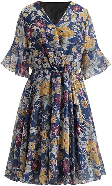 floral print cocktail party dress