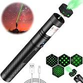 Lazer Pointer, Green Laser Pointer Rechargeable | Green Laser Pointer for Presentations Outdoor Lazer Pointer Helpful Tool for Meetings