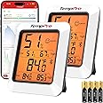 TempPro Hygrometer Thermometer for House TP350, Bluetooth Room Indoor Greenhouse Thermometer Up to 260FT,Backlit Humidity Met