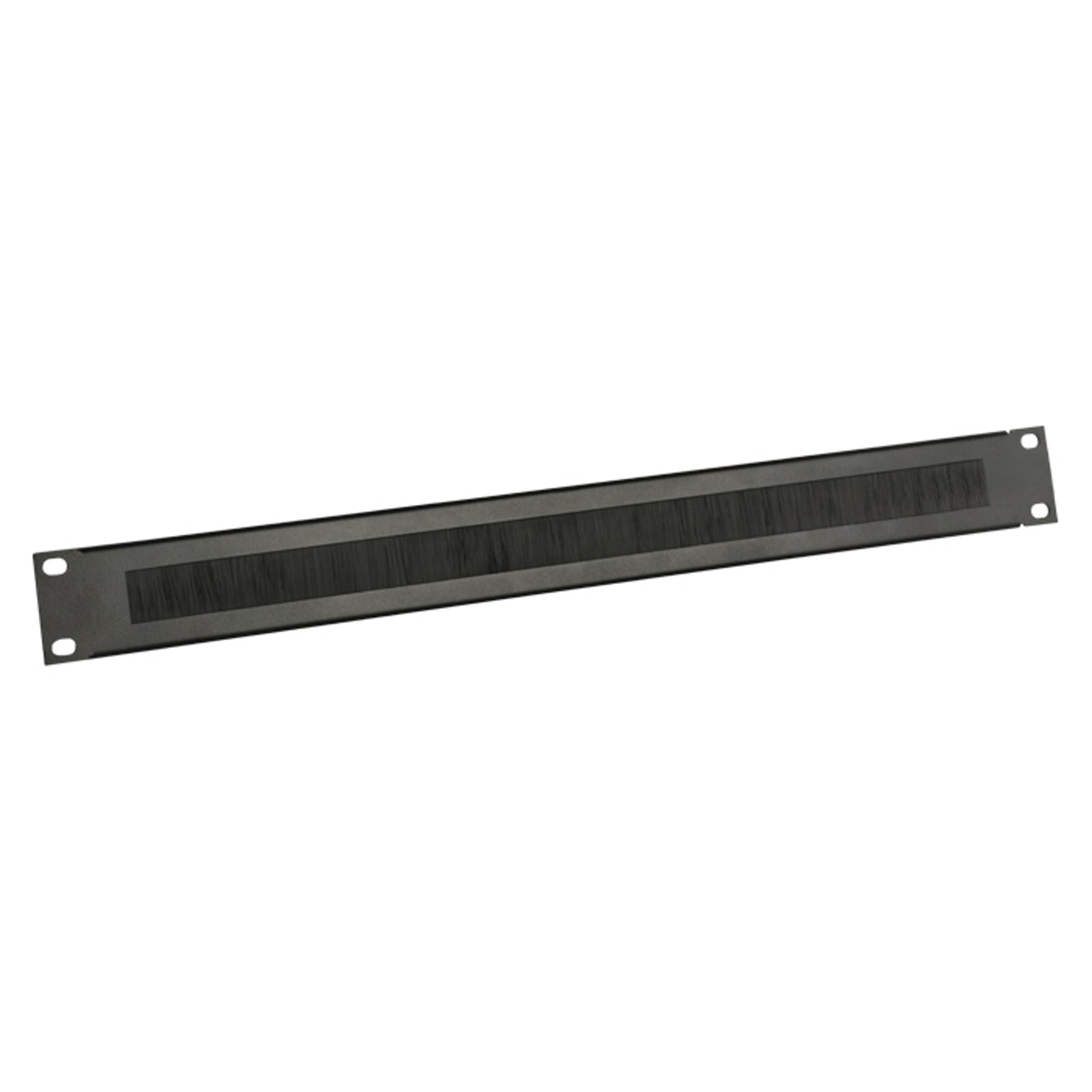 Adam Hall Rack Panel 1 U Steel with Brush Strip