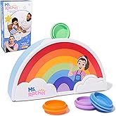 Ms. Rachel Official Electronic Rainbow Color Sorter with Lights, Music & Sounds, 7 Colors, Educational Toys & Toddler Toys for Girls & Boys Ages 1-2+