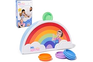 Ms. Rachel Official Electronic Rainbow Color Sorter with Lights, Music & Sounds, 7 Colors, Educational Toys & Toddler Toys fo