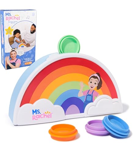 thumbnail image 2 of Ms. Rachel Official Wooden Stacking Blocks & Activity Cards Set By 2 of 10