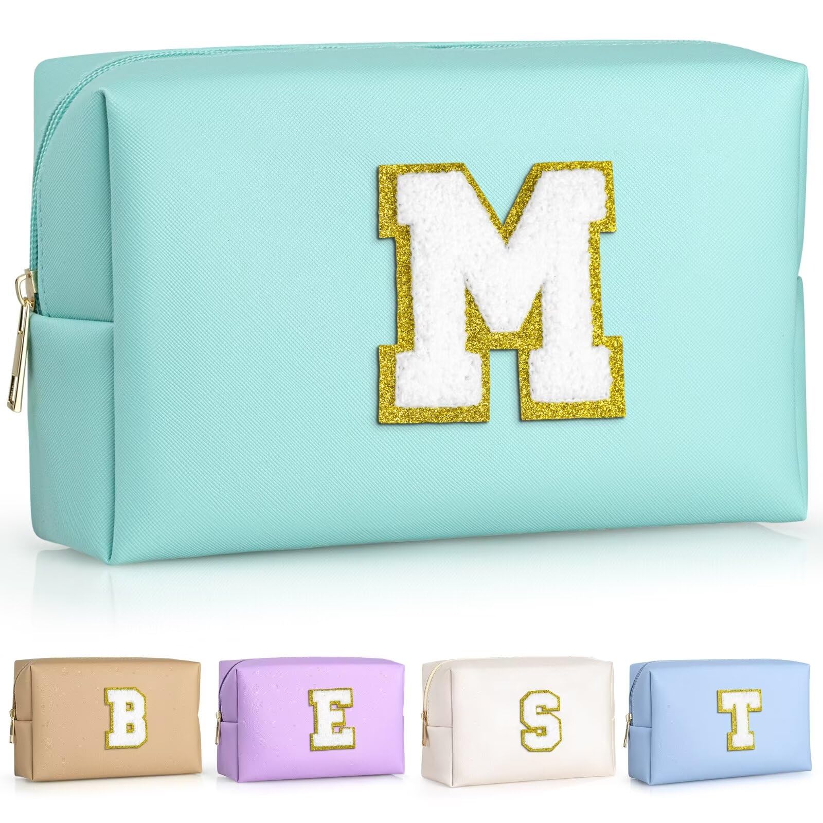 TOPEAST Monogrammed Gifts for Women, Preppy Makeup