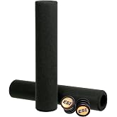 ESI Grips Racer's Edge - Silicone MTB Grips - Thin and Light Handlebar Grips - Extra Light Bike Grips