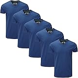 Charles Wilson 5 Pack Plain Crew Neck T-Shirt: Amazon.co.uk: Clothing