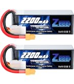 Batería Zeee 6S LiPo 4500mAh 22.2V 120C Con Conector XT90 – Para Coches, Aviones, Helicópteros Y Drones RC
