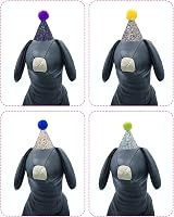 BIPY 10 Pack Mini Party Hats for Plush Toys Teddy Bears Adjustable Headband view 4