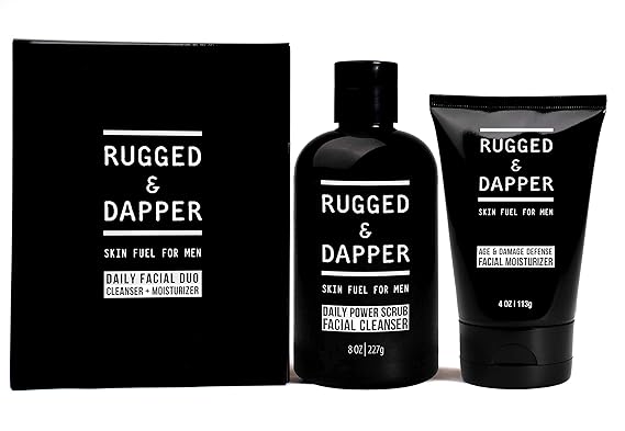 rugged & dapper facial cleanser for men