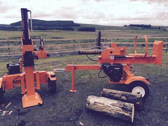 22ton venom log splitter by Rock Machinery Amazon.co.uk DIY & Tools
