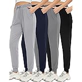 MCPORO Womens Joggers with Pockets & Drawstring-Sweatpants for Women Workout Running Yoga Lounge Pants