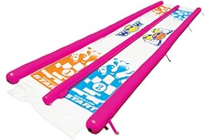 Wow Sports - Slip and Slide for Kids and Adults Backyard - Tear Resistant - Extra Long Double Lane Water Slide 25 ft x 6 ft