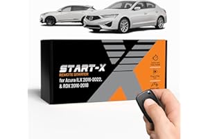 Start-X Remote Starter Kit for Acura ILX (2016, 2017, 2018, 2019, 2020, 2021, 2022) & RDX (2016-2018) Vehicles | Push-to-Start Ignition | Plug N Play | Lock 3X to Remote Start | Zero Wire Splicing