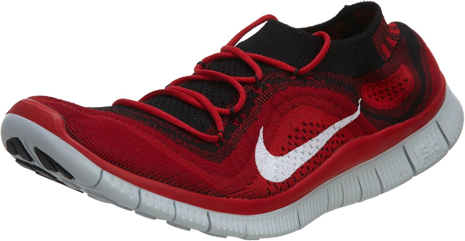 Nike Free Flyknit 5 0 Laufschuhe Raritat Schuhgrosse Eur 43 Farbe Rot Schwarz Weiss Amazon De Schuhe Handtaschen