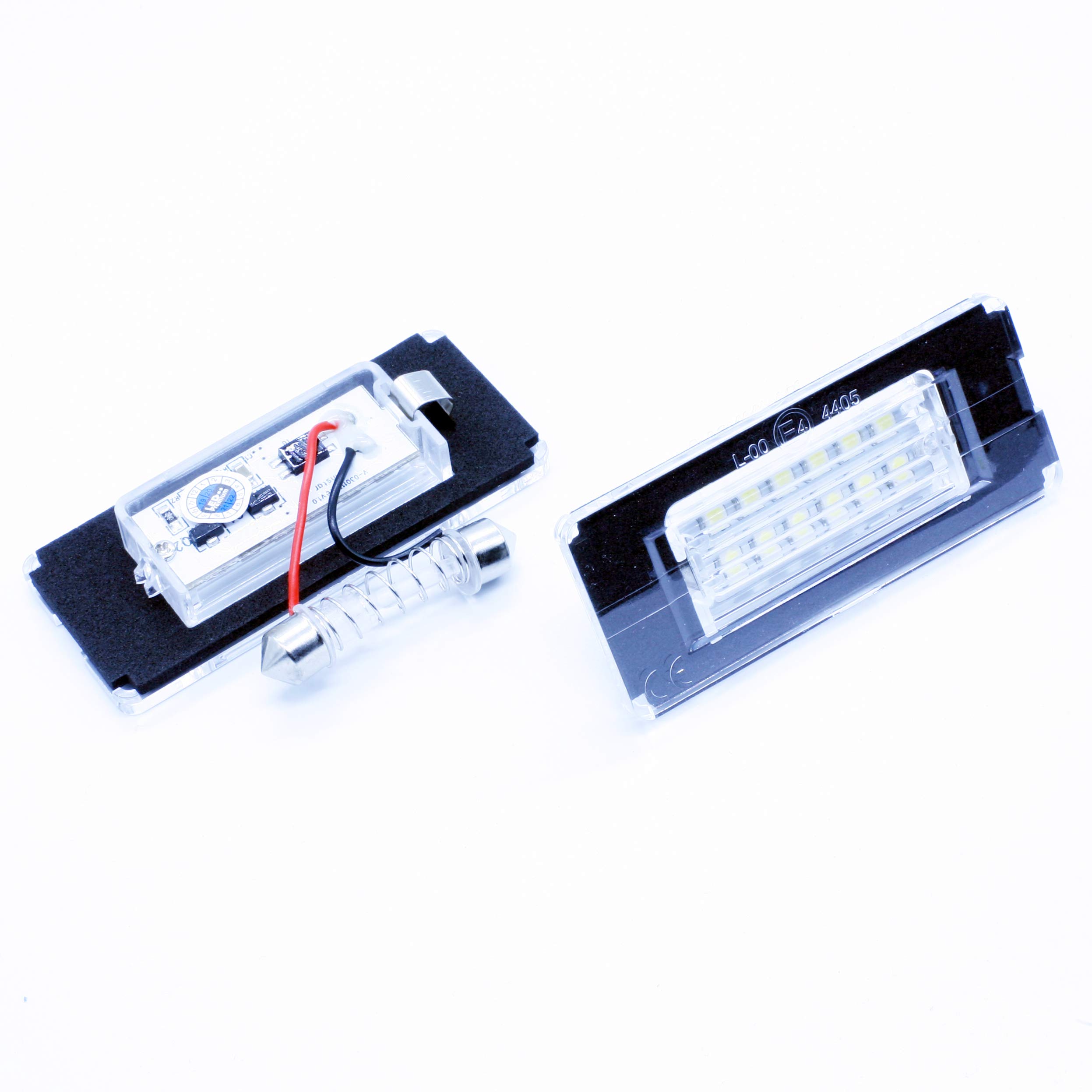 2 x LED Number Plate Lights Mini R56 R57 R57 R58 R59 Cooper One Canbus