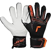 Reusch Attrakt Advance Finger Support Junior Goalkeeper Gloves &mdash; Youth Soccer Goal Keeper Gloves with Grip Advance Latex, Finger Support &amp; Breathable Fit